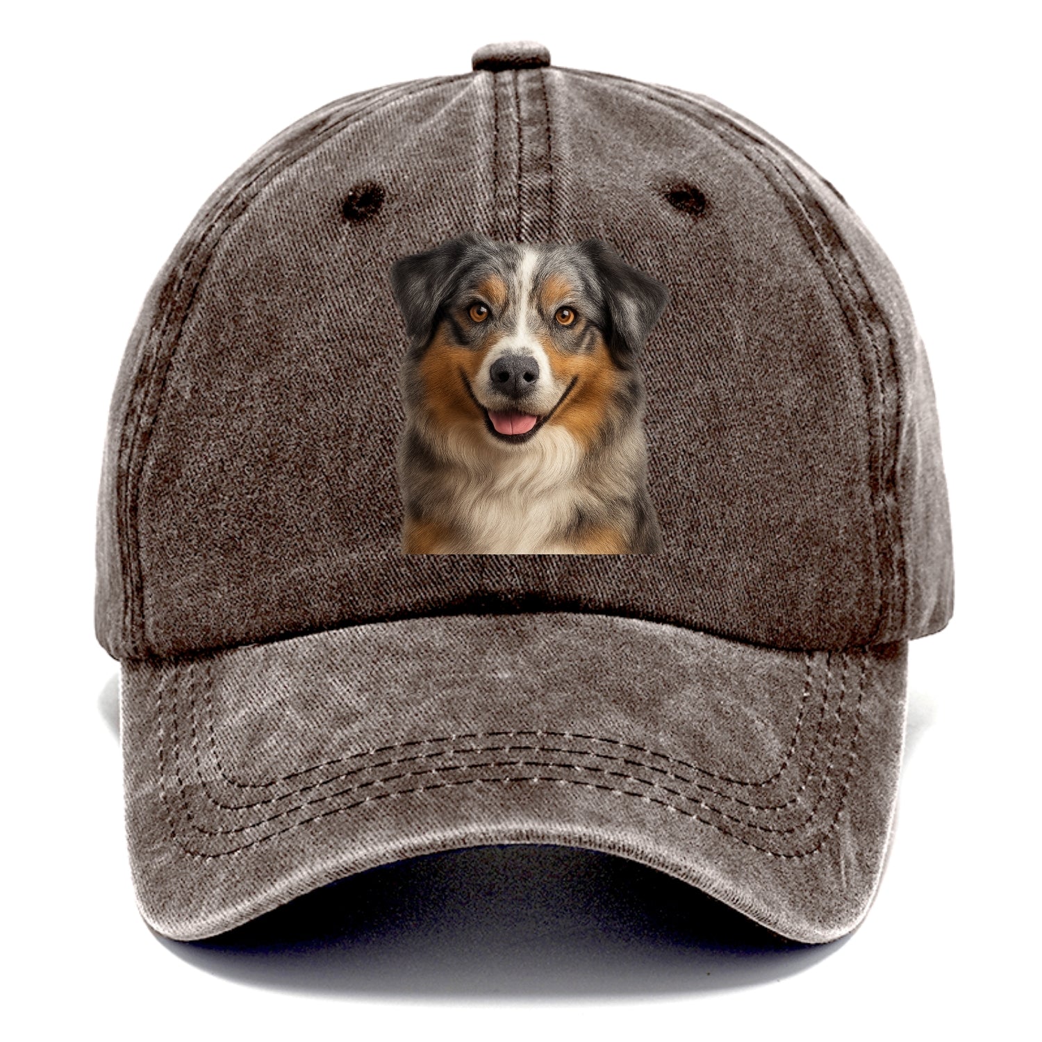 australian shepherd portrait design Hat