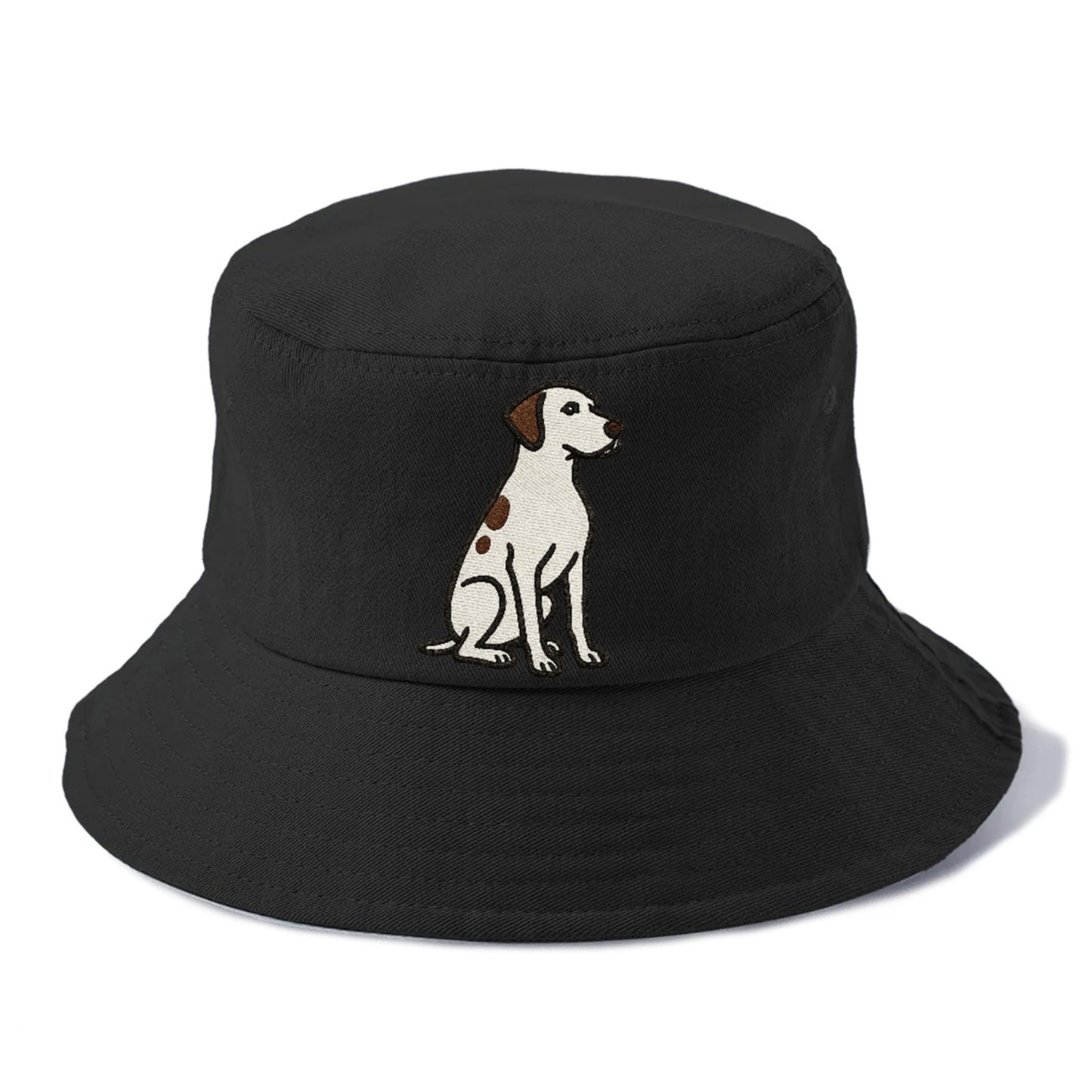 pointer-white-liver-spots-sitting-pose-loyal-spirit Hat