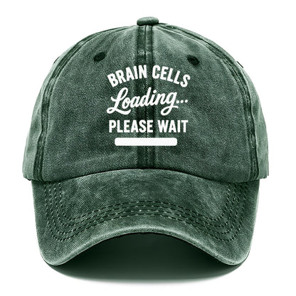 brain cells loading humorous design Hat