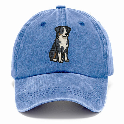 australian-shepherd-blue-merle-vibrant-spirit Hat