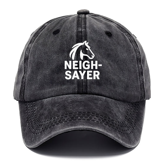 horse naysayer pun Hat