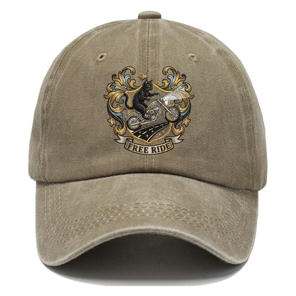Free Ride Biker Cat Classic Cap