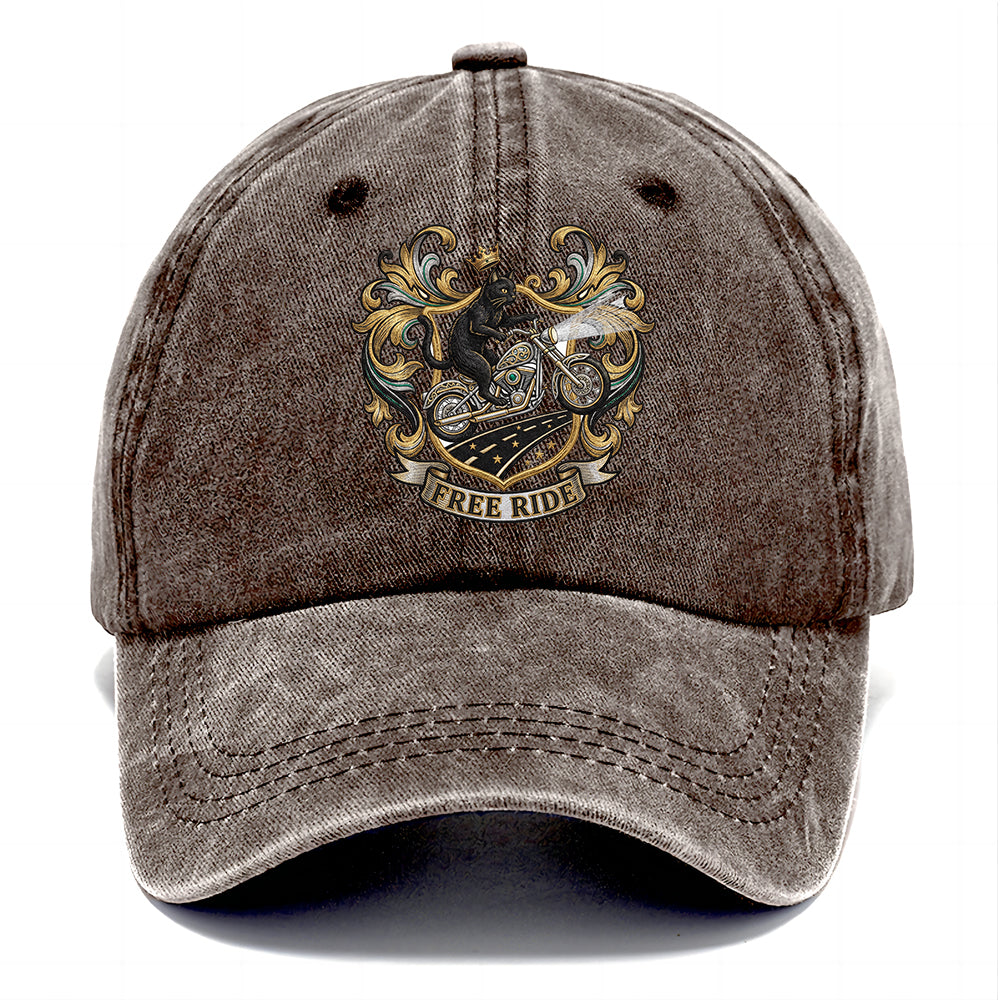 Free Ride Biker Cat Classic Cap