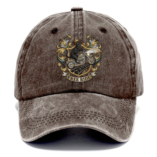 Free Ride Biker Cat Classic Cap