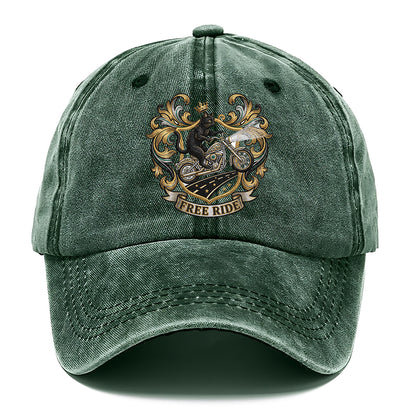 Free Ride Biker Cat Classic Cap