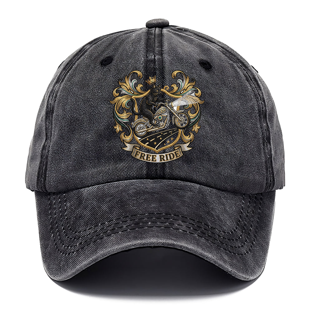 Free Ride Biker Cat Classic Cap