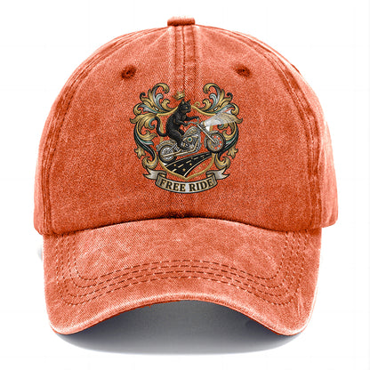 Free Ride Biker Cat Classic Cap