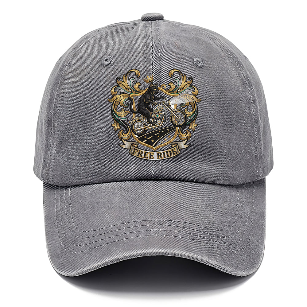 Free Ride Biker Cat Classic Cap