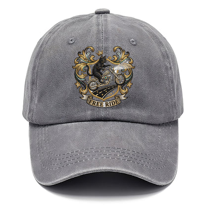 Free Ride Biker Cat Classic Cap