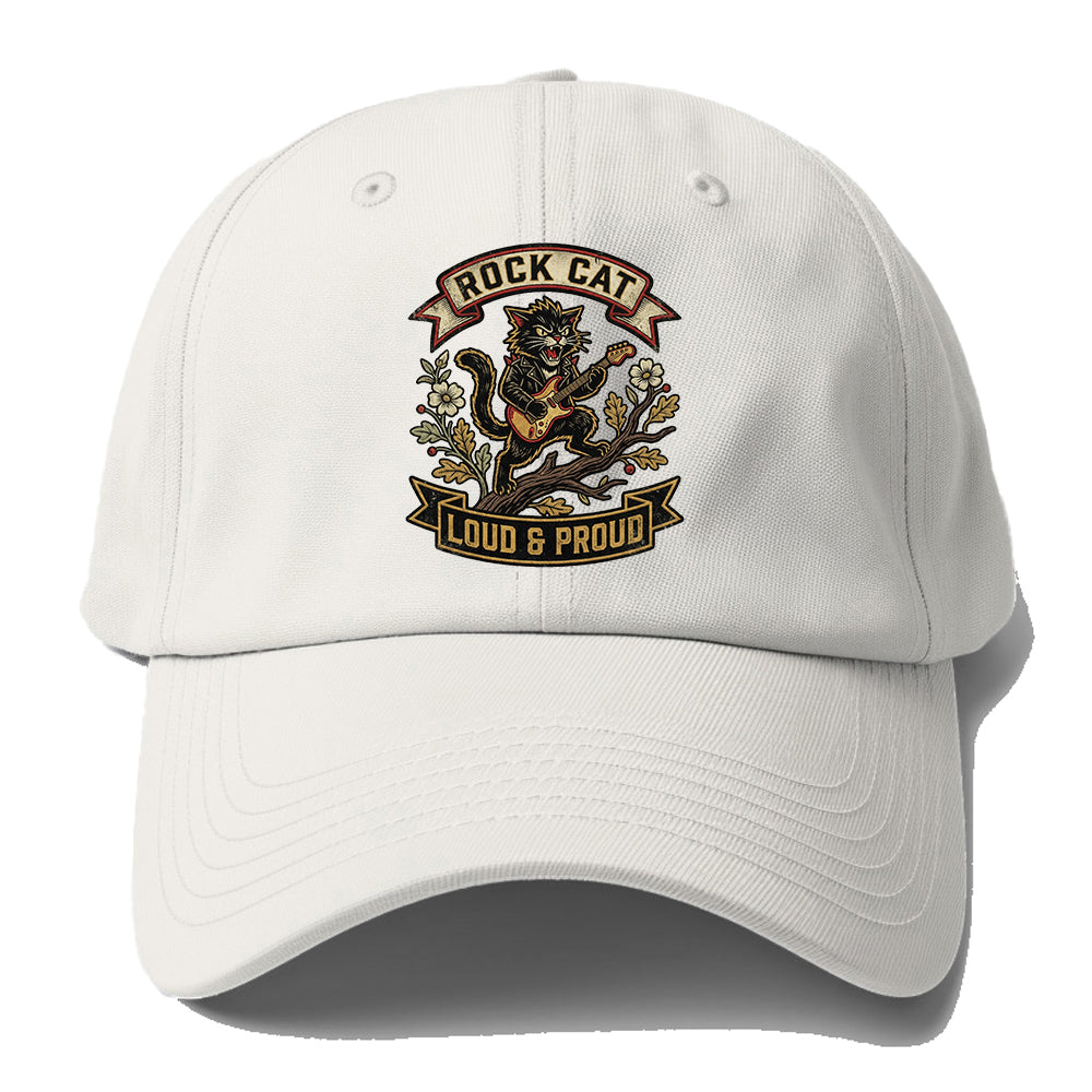 Rock Cat Loud Baseball Cap
