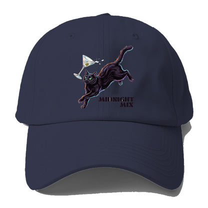 Midnight Mix Cat Baseball Cap