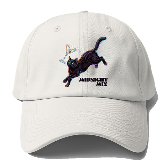 Midnight Mix Cat Baseball Cap