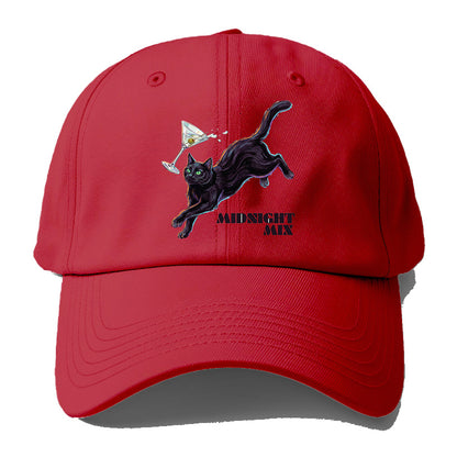 Midnight Mix Cat Baseball Cap