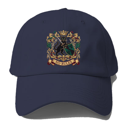 No Rules Cat Baseball Cap