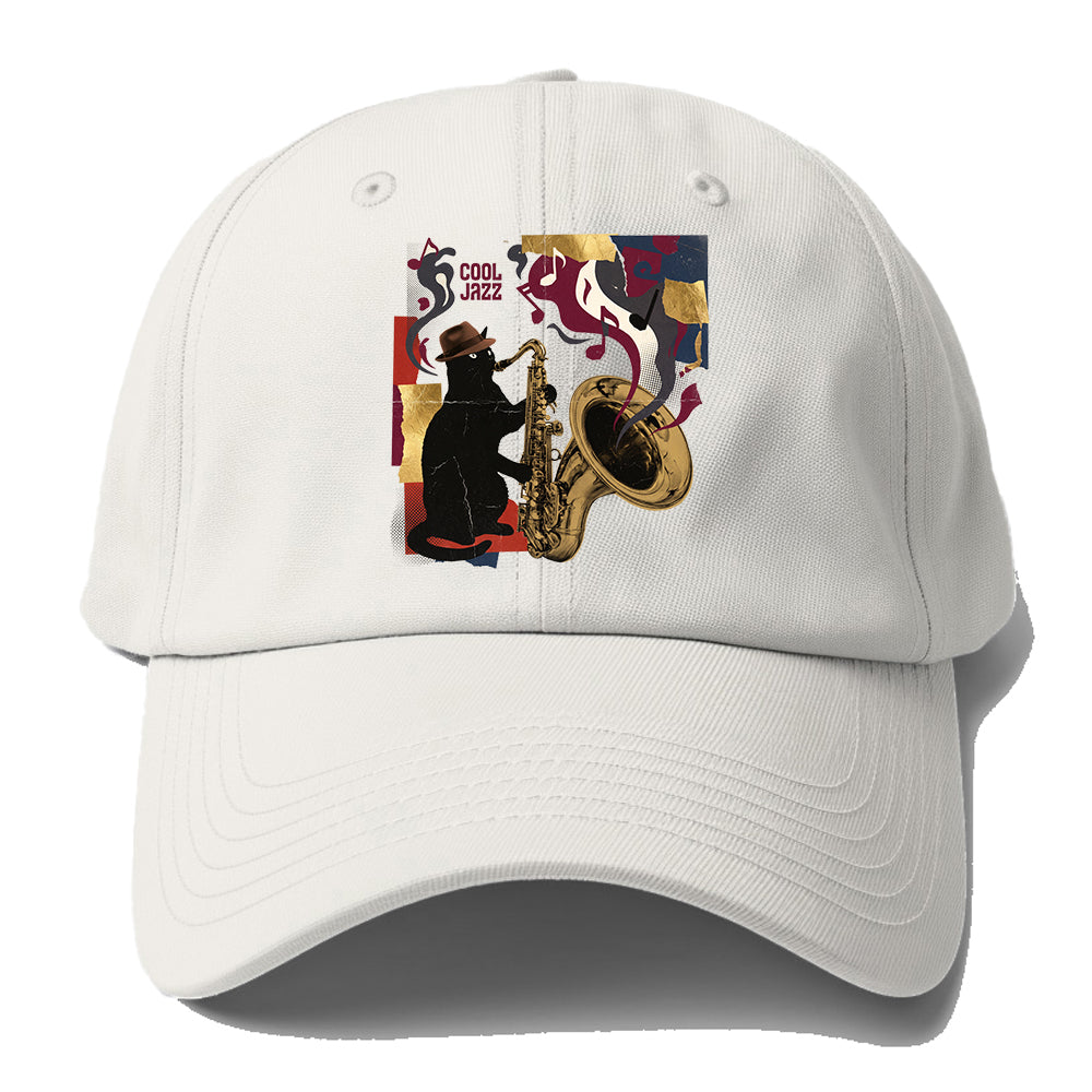 Cool Jazz Cat Baseball Cap