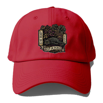 Rest In Peace Cat Baseball Cap