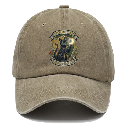 Moon Cat Night Classic Cap