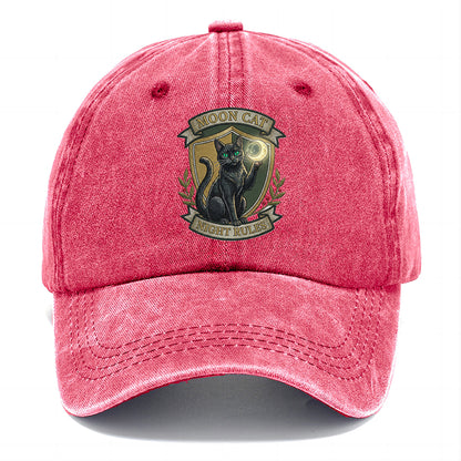 Moon Cat Night Classic Cap
