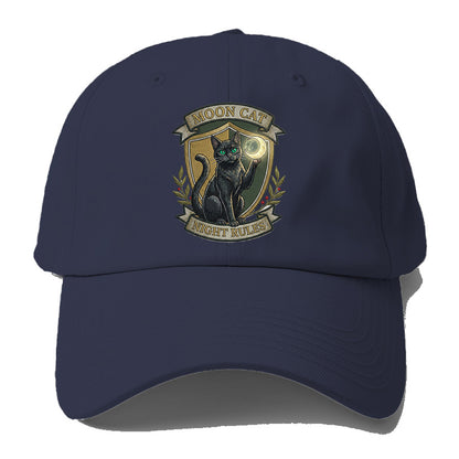 Moon Cat Night Baseball Cap
