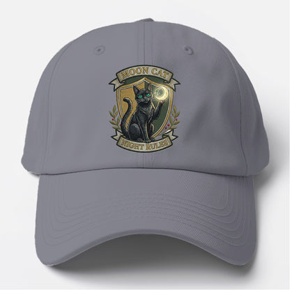 Moon Cat Night Baseball Cap