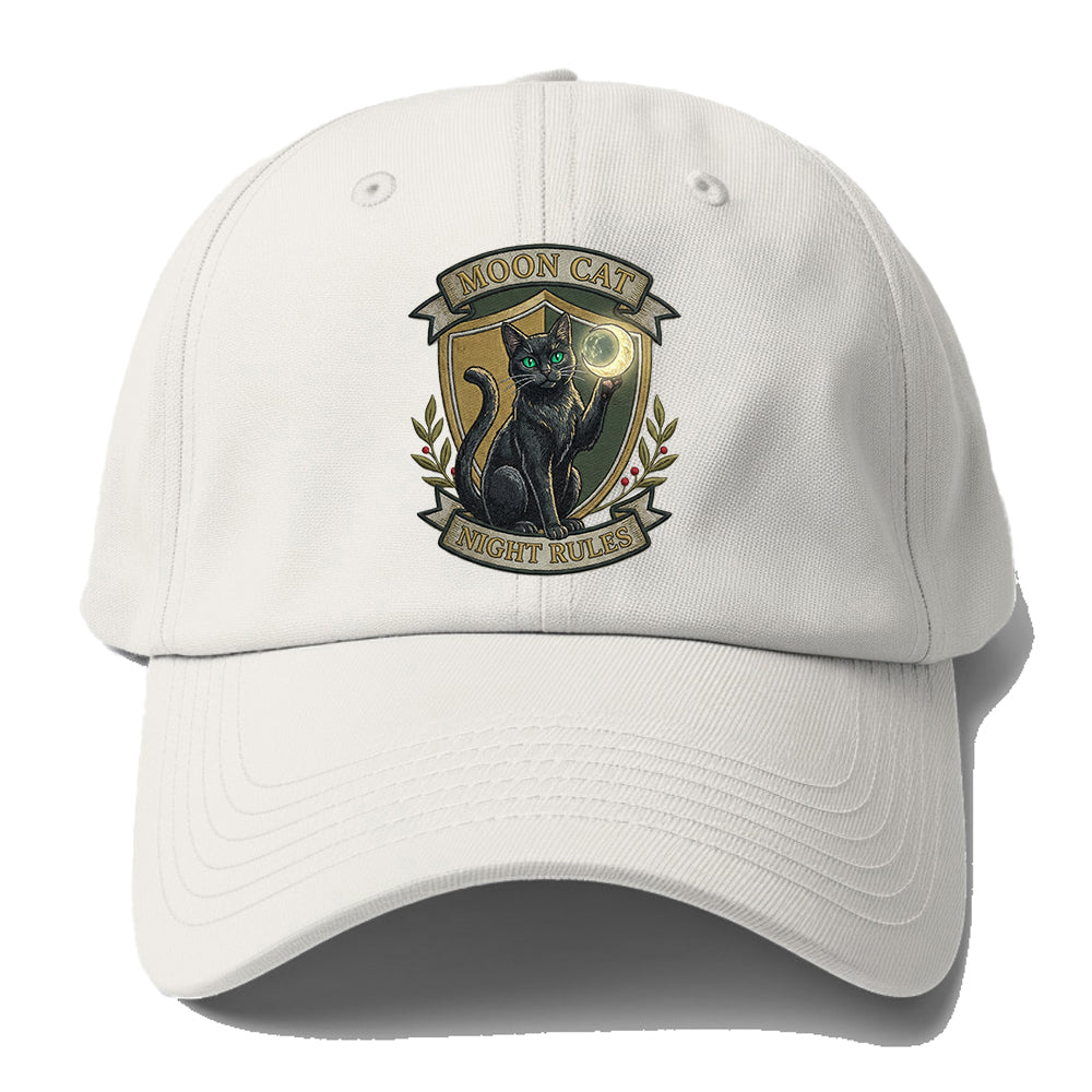 Moon Cat Night Baseball Cap