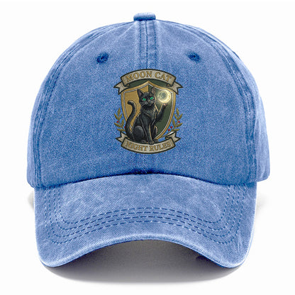 Moon Cat Night Classic Cap