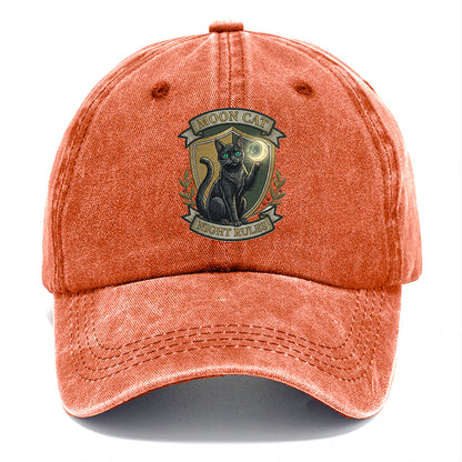 Moon Cat Night Classic Cap