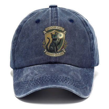 Moon Cat Night Classic Cap