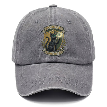 Moon Cat Night Classic Cap