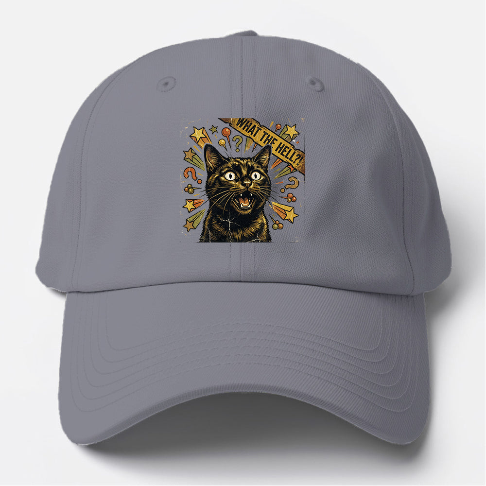 What The Hell Cat Baseball Cap