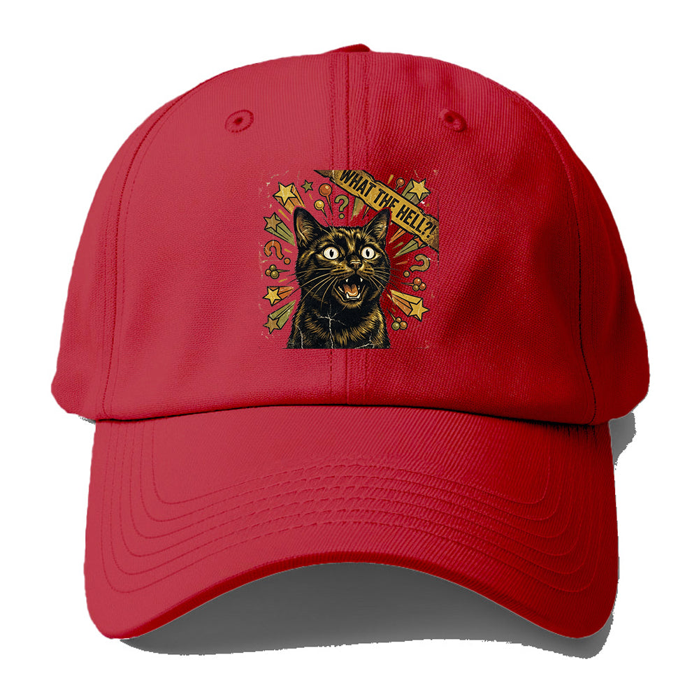 What The Hell Cat Baseball Cap