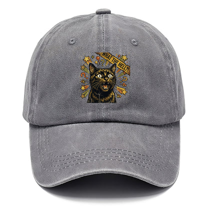 What The Hell Cat Classic Cap