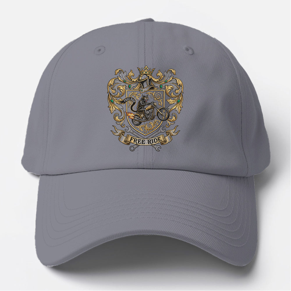 Free Ride Cat Baseball Cap