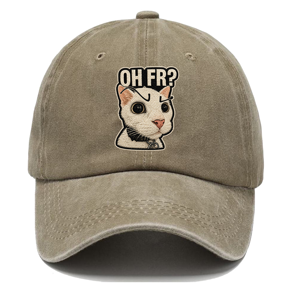 Oh Fr White Cat Classic Cap