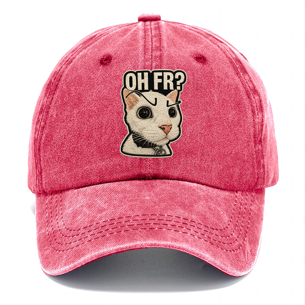 Oh Fr White Cat Classic Cap