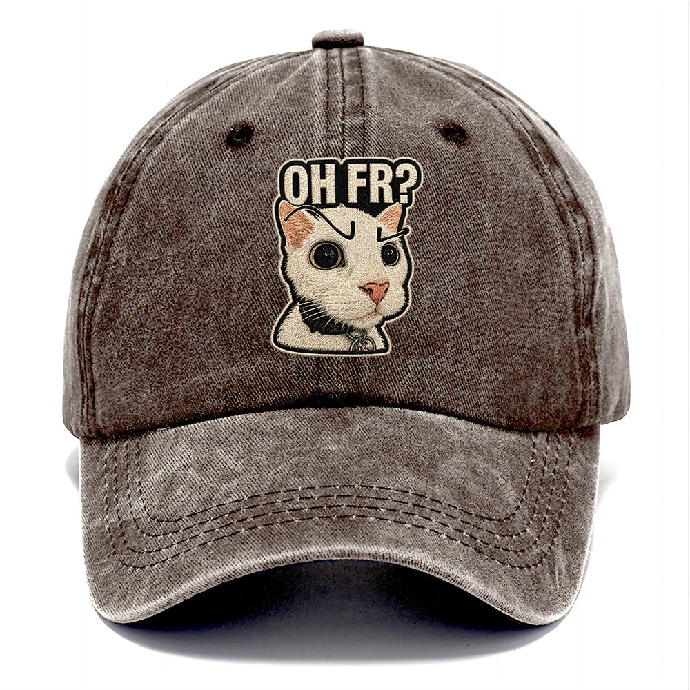 Oh Fr White Cat Classic Cap