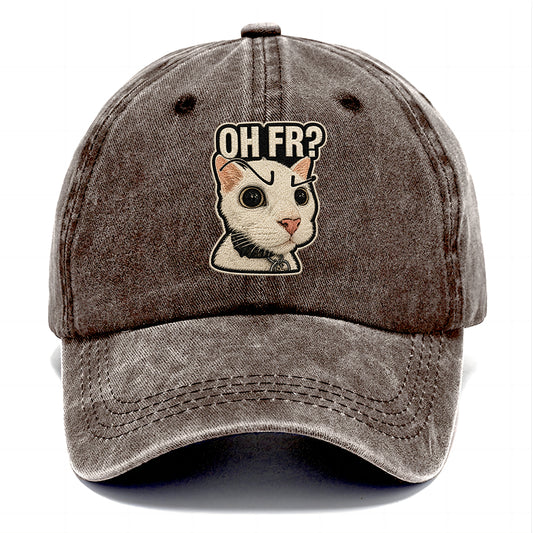 Oh Fr White Cat Classic Cap