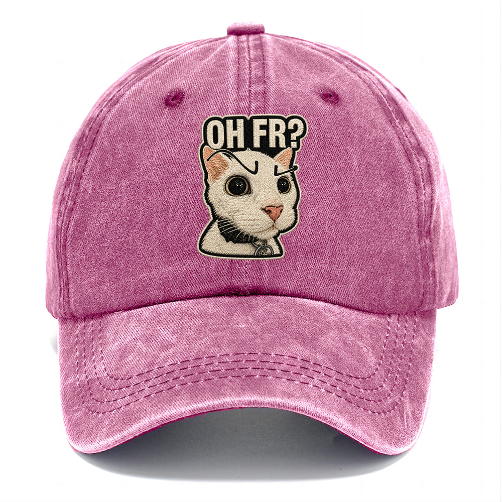 Oh Fr White Cat Classic Cap