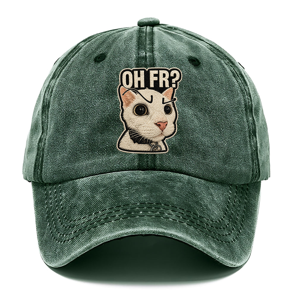 Oh Fr White Cat Classic Cap
