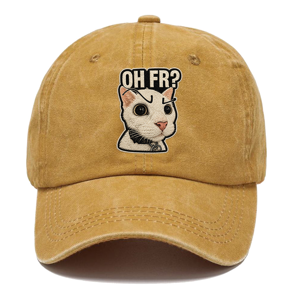 Oh Fr White Cat Classic Cap