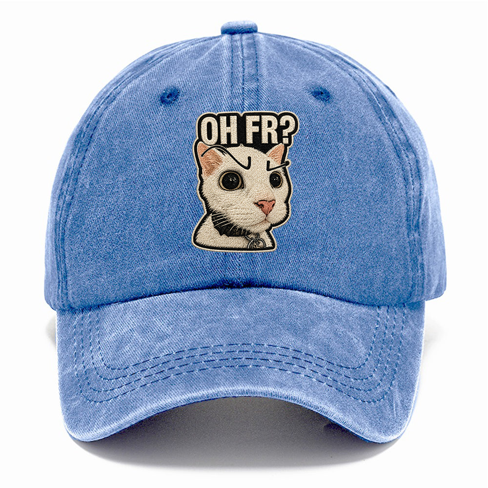 Oh Fr White Cat Classic Cap