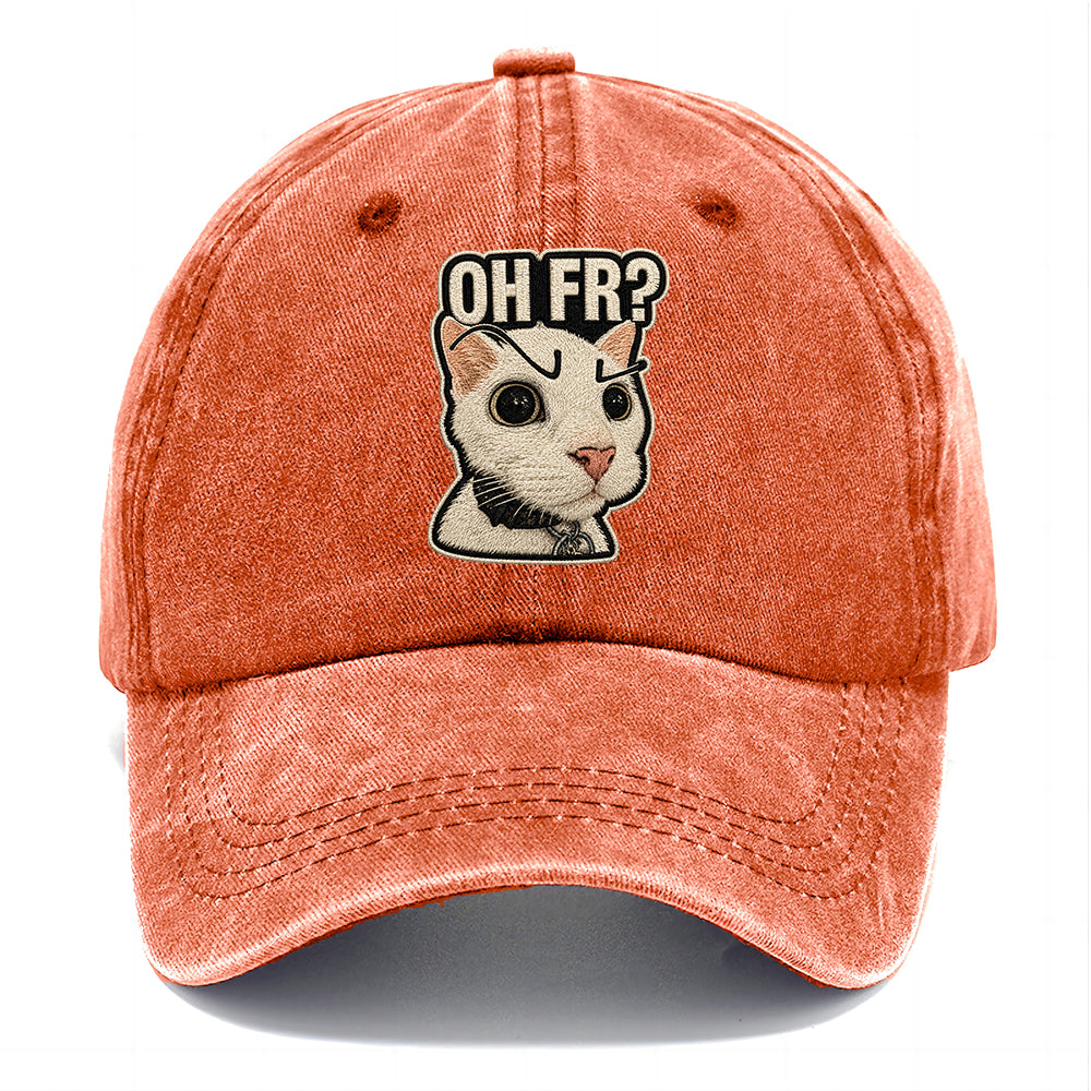 Oh Fr White Cat Classic Cap