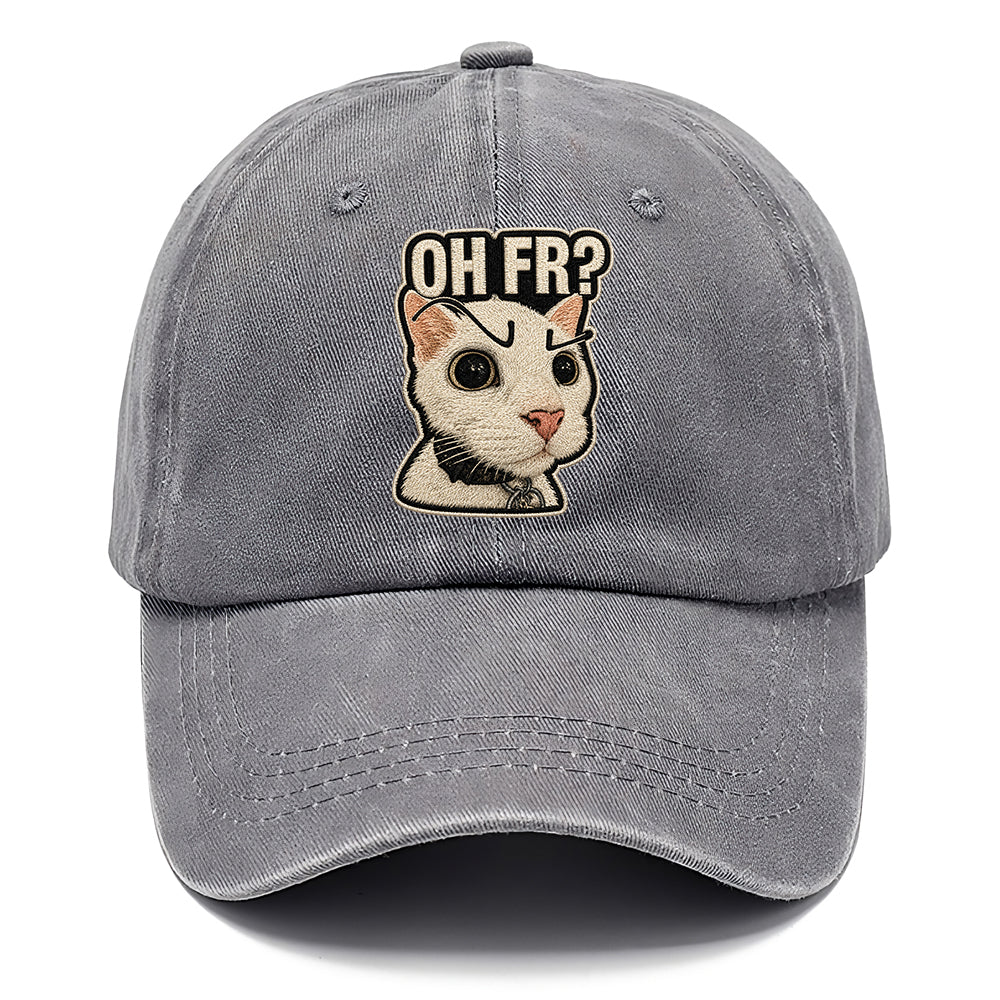Oh Fr White Cat Classic Cap