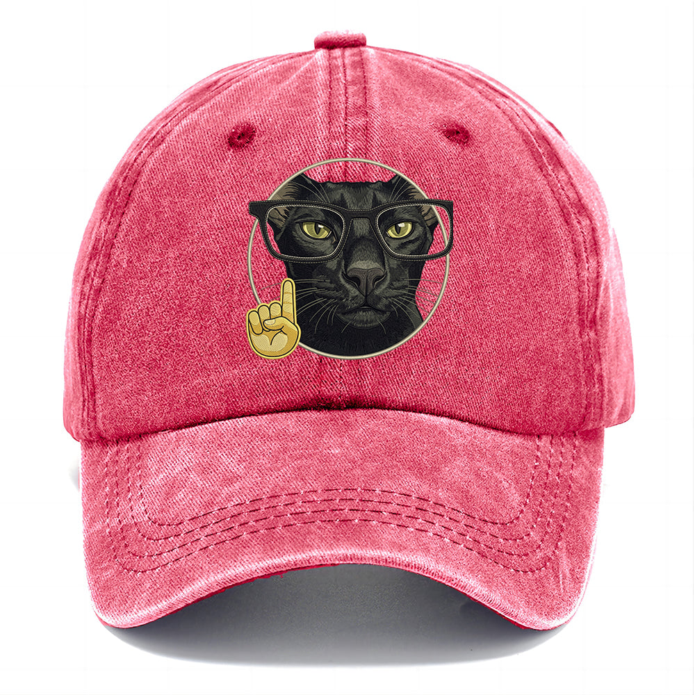 Black Cat Glasses Classic Cap
