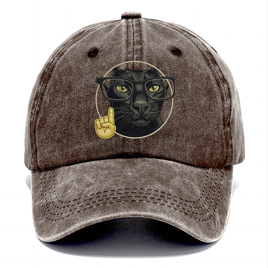Black Cat Glasses Classic Cap