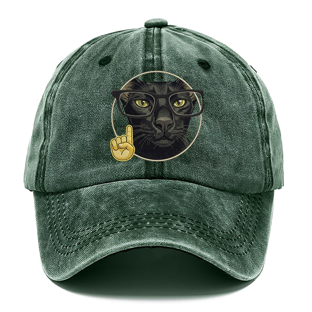 Black Cat Glasses Classic Cap