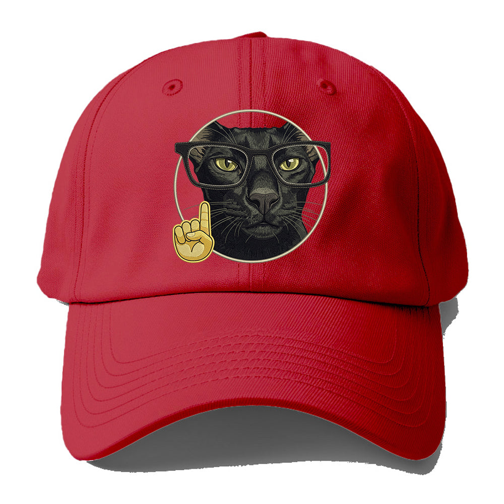 Black Cat Glasses Baseball Cap