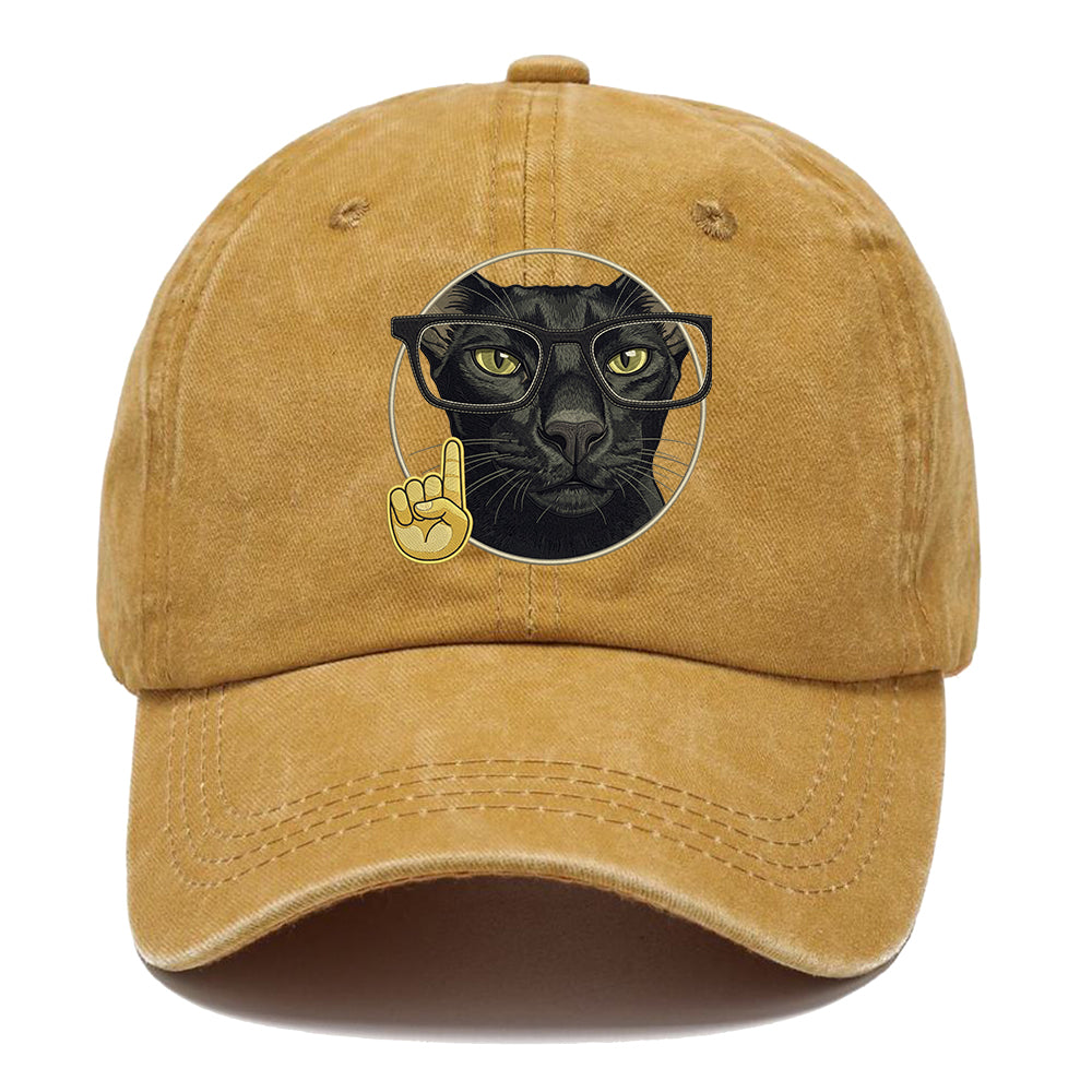 Black Cat Glasses Classic Cap