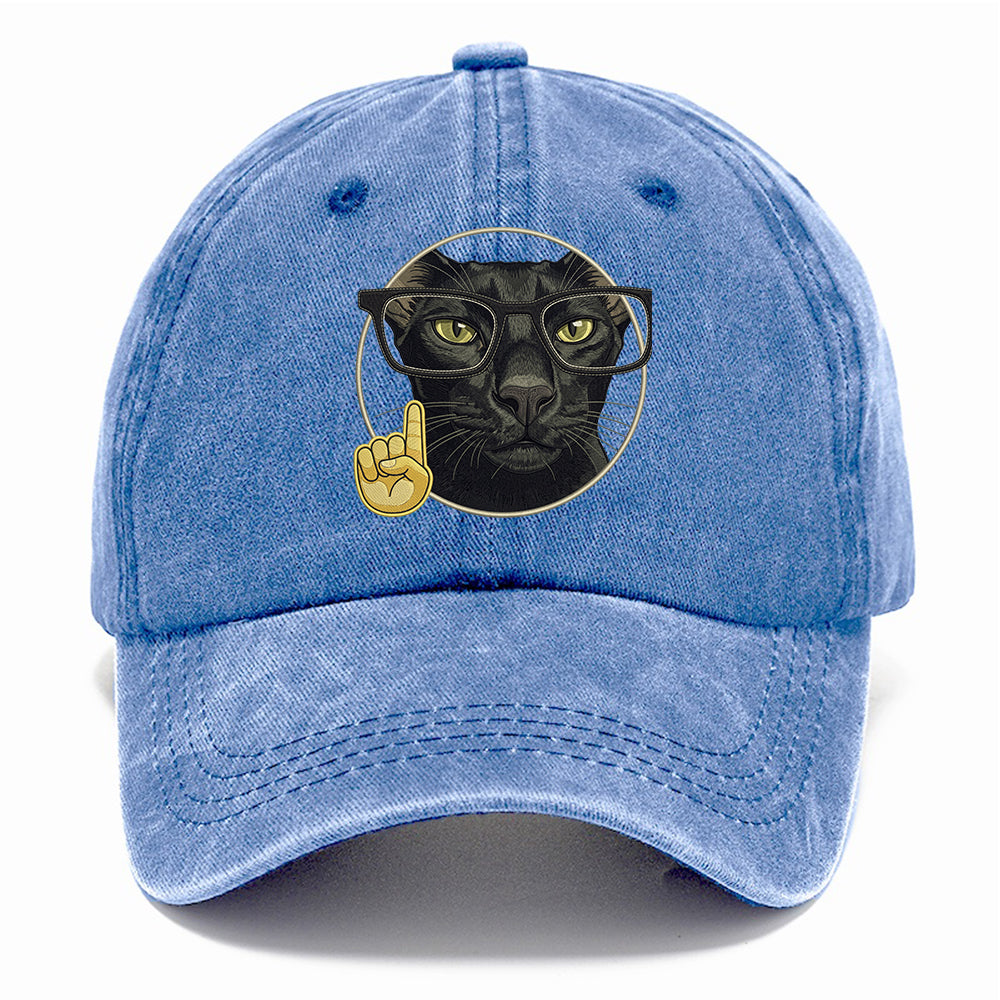 Black Cat Glasses Classic Cap