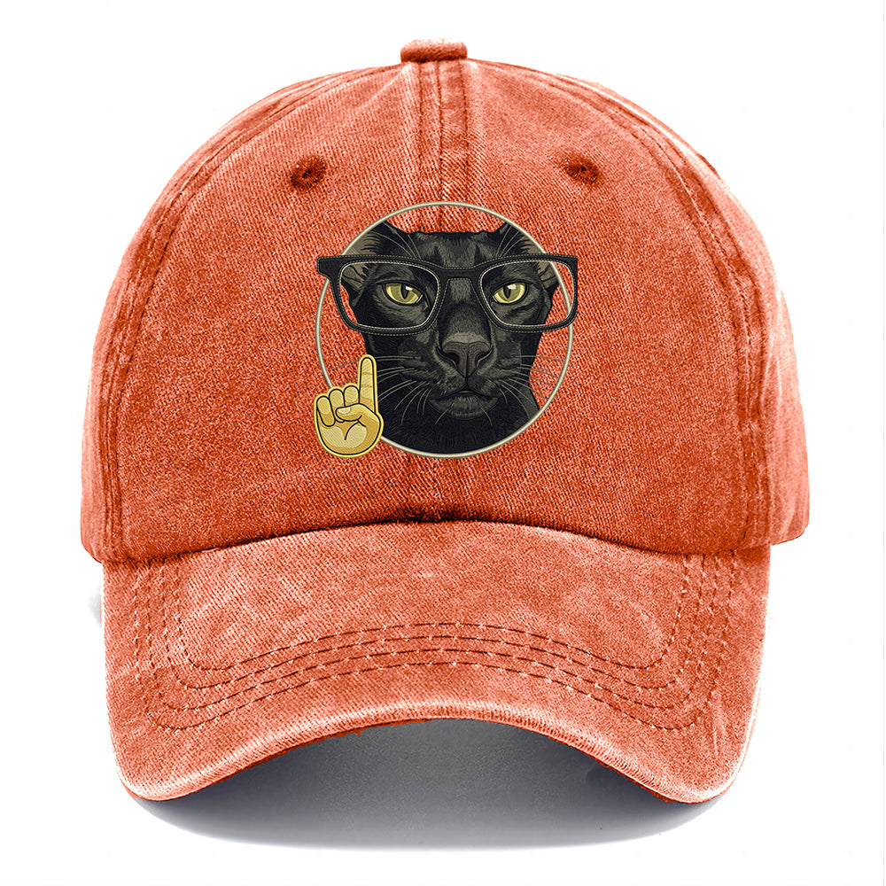 Black Cat Glasses Classic Cap